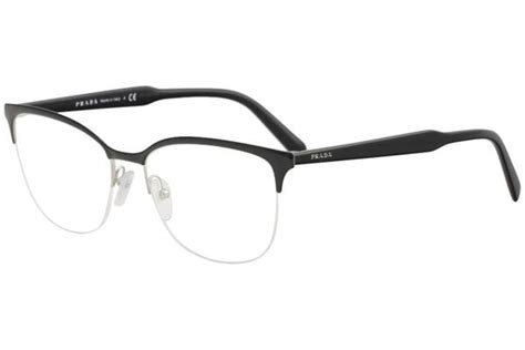 prada classes|Prada half rim glasses.